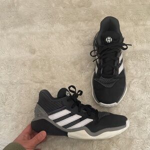 adidas Harden Stepback 'Core Black' basketball athletic shoes 6 Mens